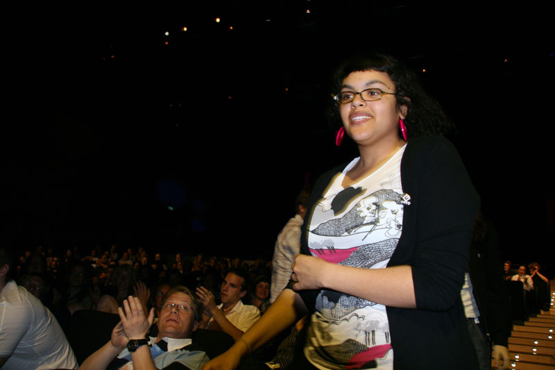 Pernilla Sparrhult at the Gotland Game Awards 2008