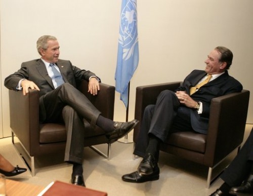 Bush and Eliasson