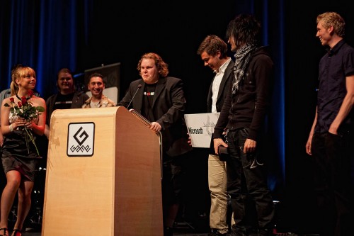 Abzolium team at the Gotland Game Awards 2009