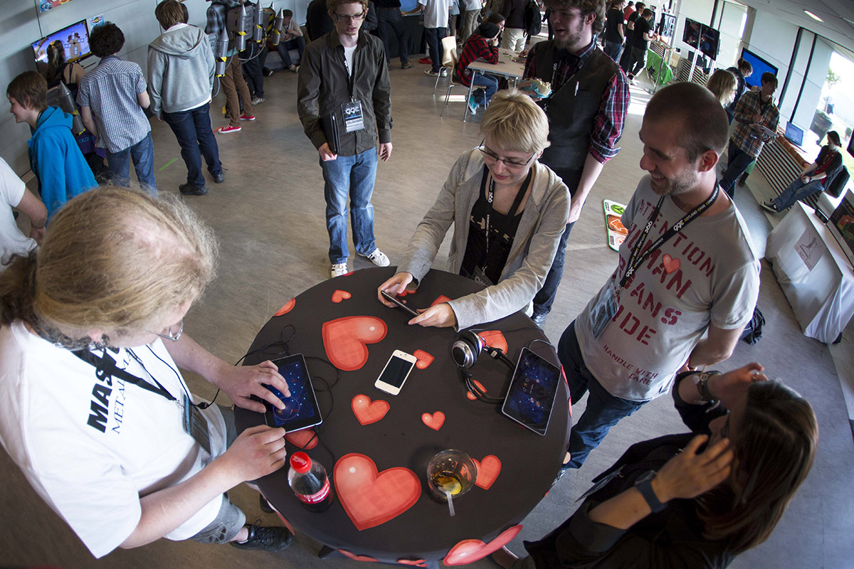 Lunar Love on the Gotland Game Conference 2013 show floor