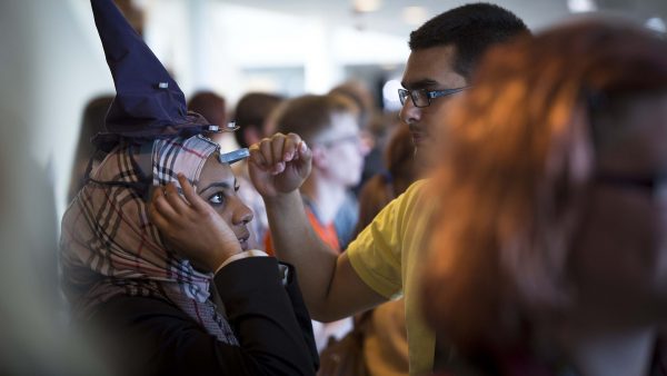 Huda Mahdi (Sony) playing Torn at the Gotland Game Conference 2013