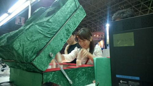 Student project Crocodile Chow-Down at The Tokyo Game Show 2014, photo by Makuhari Messe