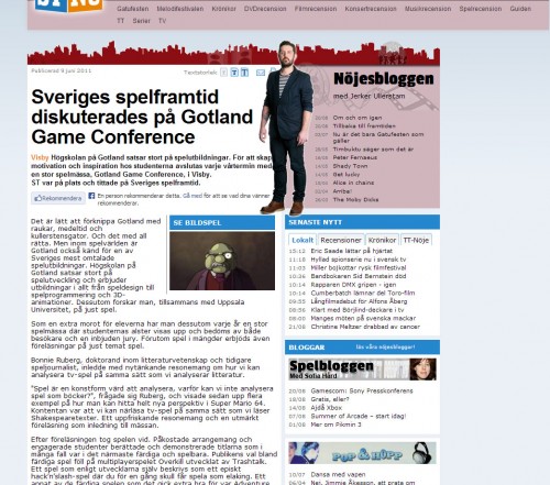 ST.nu: Sveriges spelframtid diskuterades på Gotland Game Conference