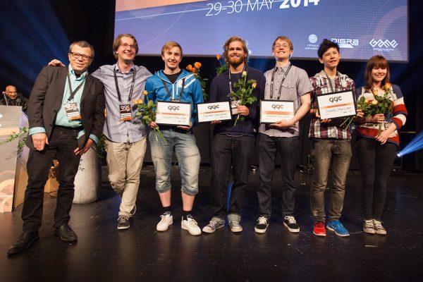 Crocodile Chow Down was awarded <strong>Best 1st Year Project</strong>, <strong>Most Innovative</strong>, the <strong>NicoGRAPH Award</strong> <em>and</em> <strong>the Pwnage Award</strong> at the <a href="http://gotlandgameconference.com/2014/">Gotland Game Conference 2014</a>.