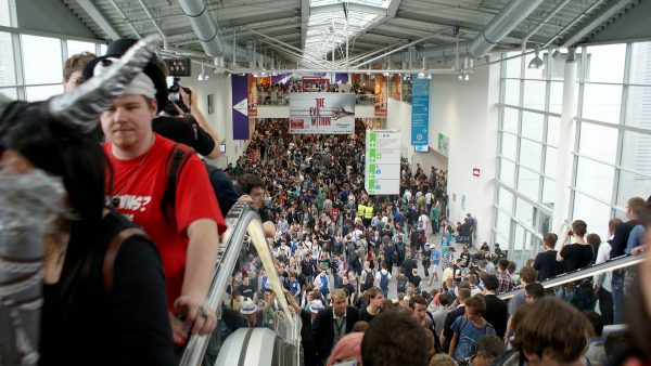 The GamesCOM crowd. Overwhelming as always.