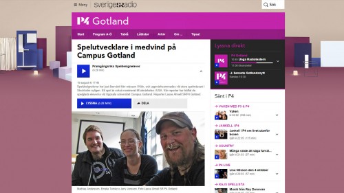 Spelutvecklare i medvind på Campus Gotland