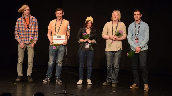 Team Frog Climbers taking home the Pwnage Award (best in show) at the Gotland Game Conference 2015