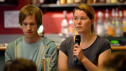 Alumni Panel at the student pub Rindi