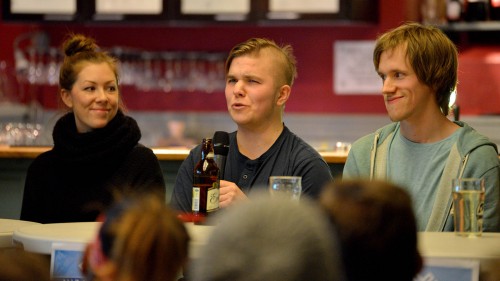 Alumni Panel at the student pub Rindi