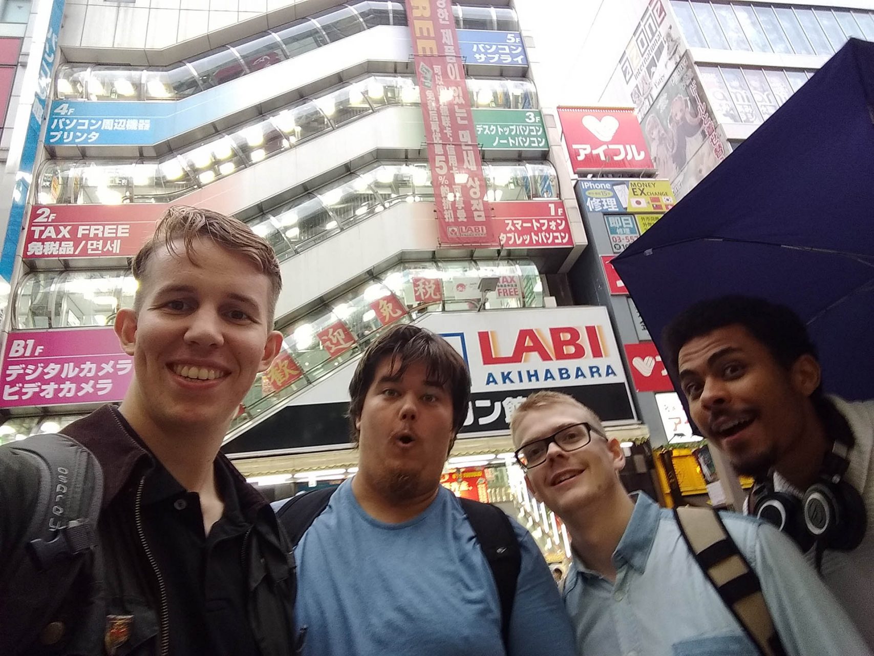Part of the team in Japan for the Tokyo Game Show 2018