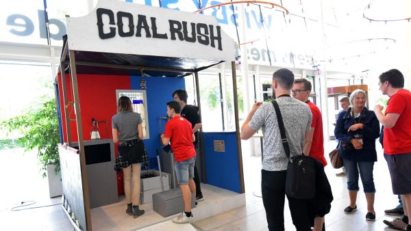 Coal Rush on the Gotland Game Conference 2018 show floor