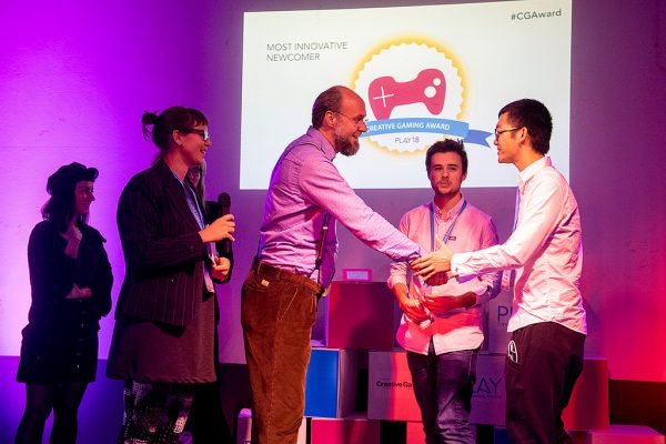 Symbio brought home the the Most Creative Newcommer from PLAY18 - Creative Gaming Festival in Hamburg.