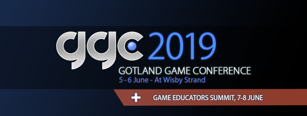 Gotland Game Conference 2019 is in June 5-6th, with the Educators Summit right after.