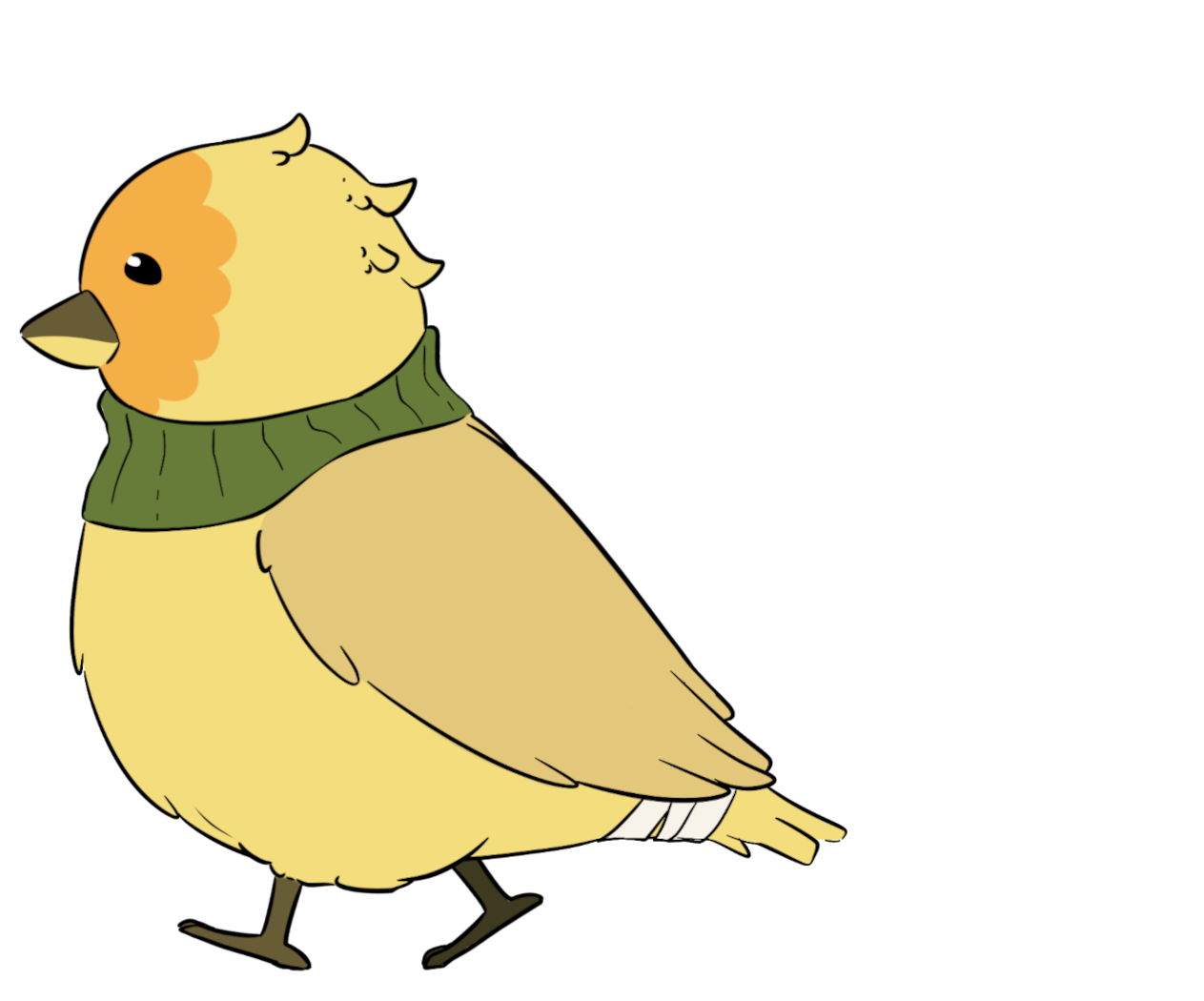 Fearless Feathers: The Last Finch character artwork