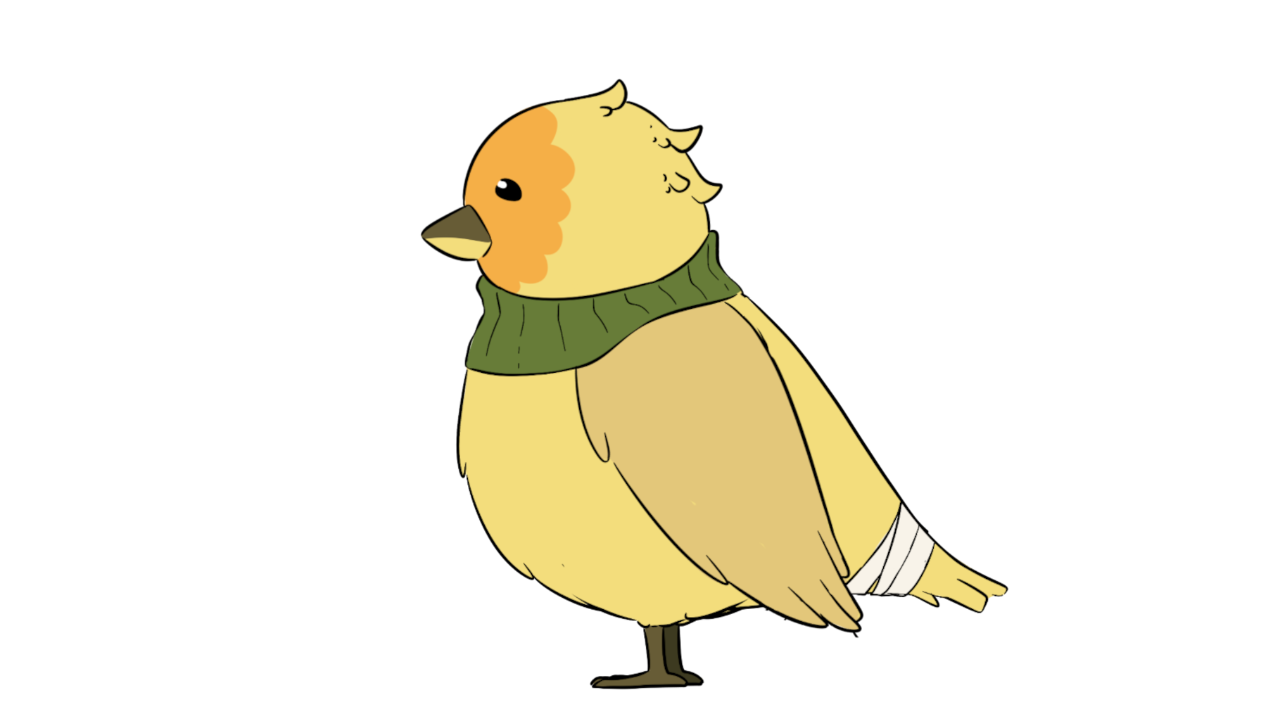 Fearless Feathers: The Last Finch character artwork