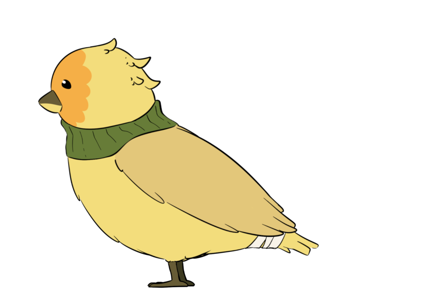 Fearless Feathers: The Last Finch character artwork