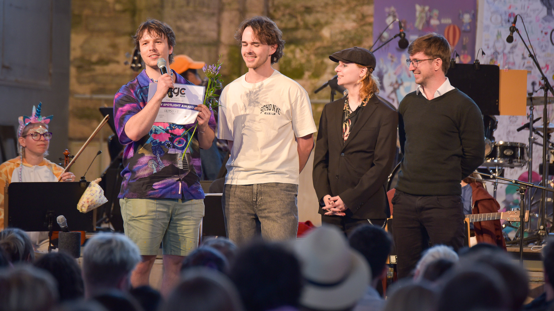 Calypso-1 receiving an award at the 2026 Gotland Game Conference