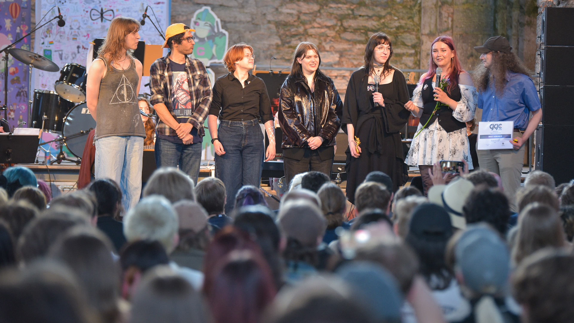 POSER receiving an award at the 2026 Gotland Game Conference