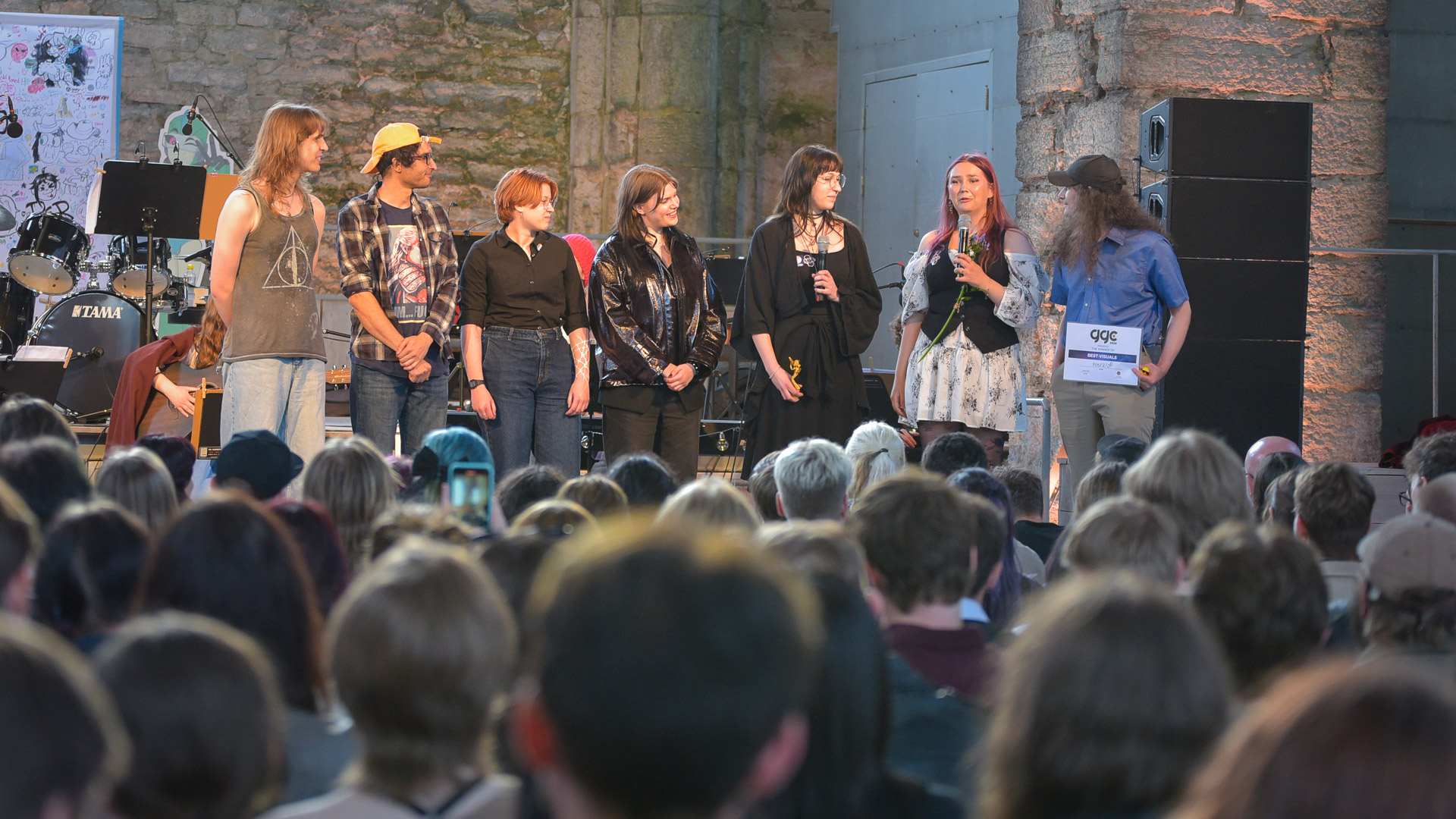 POSER receiving an award at the 2026 Gotland Game Conference