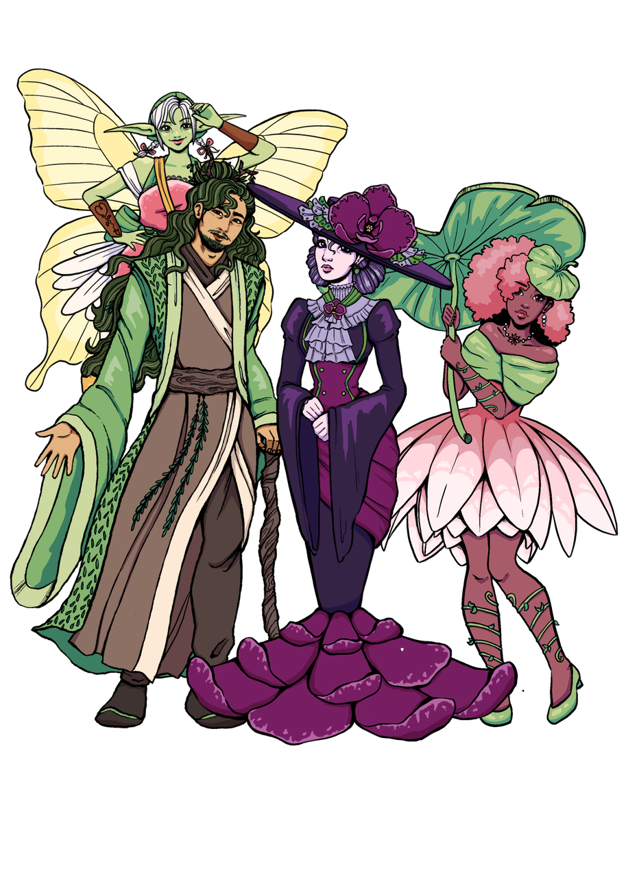Tend me, Love me character artwork