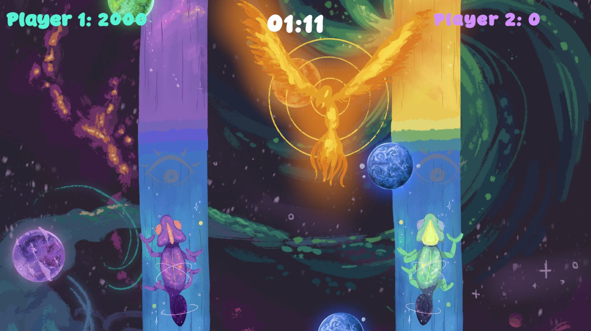 Cosmic Chameleon gameplay screenshot