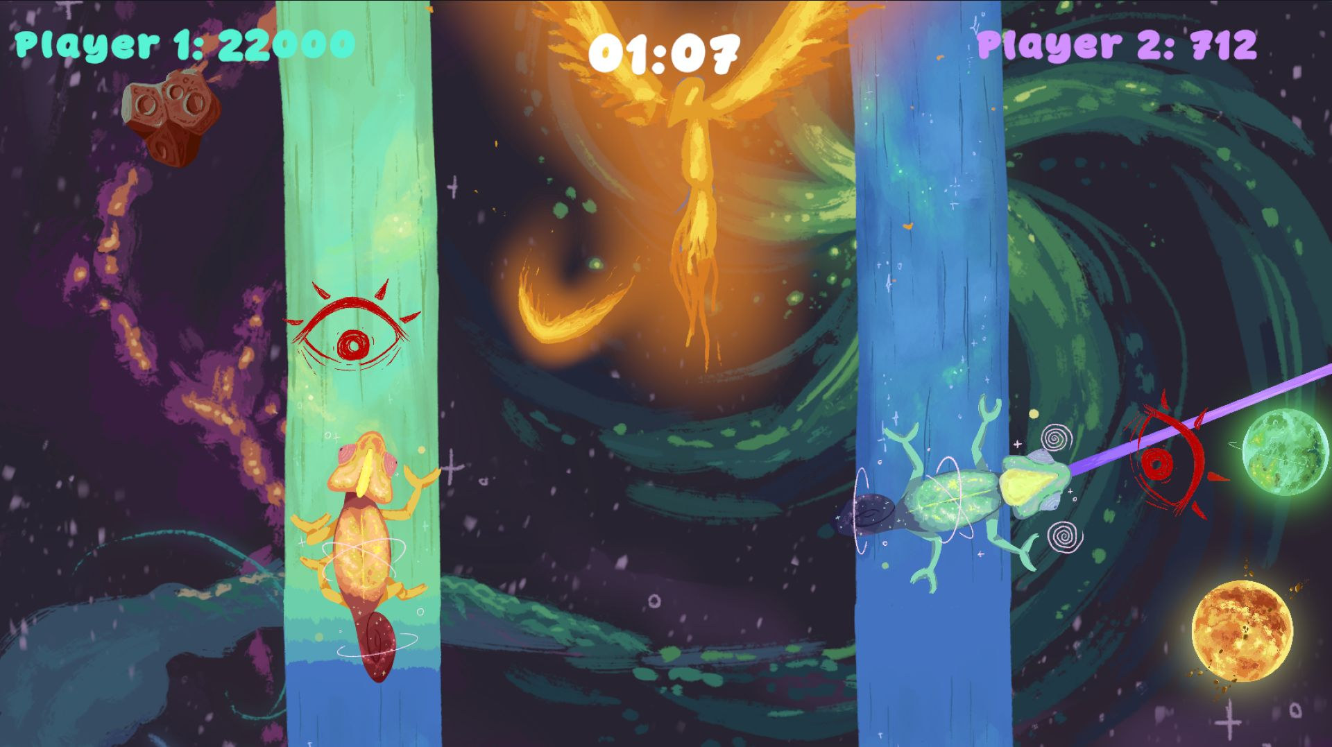 Cosmic Chameleon gameplay screenshot