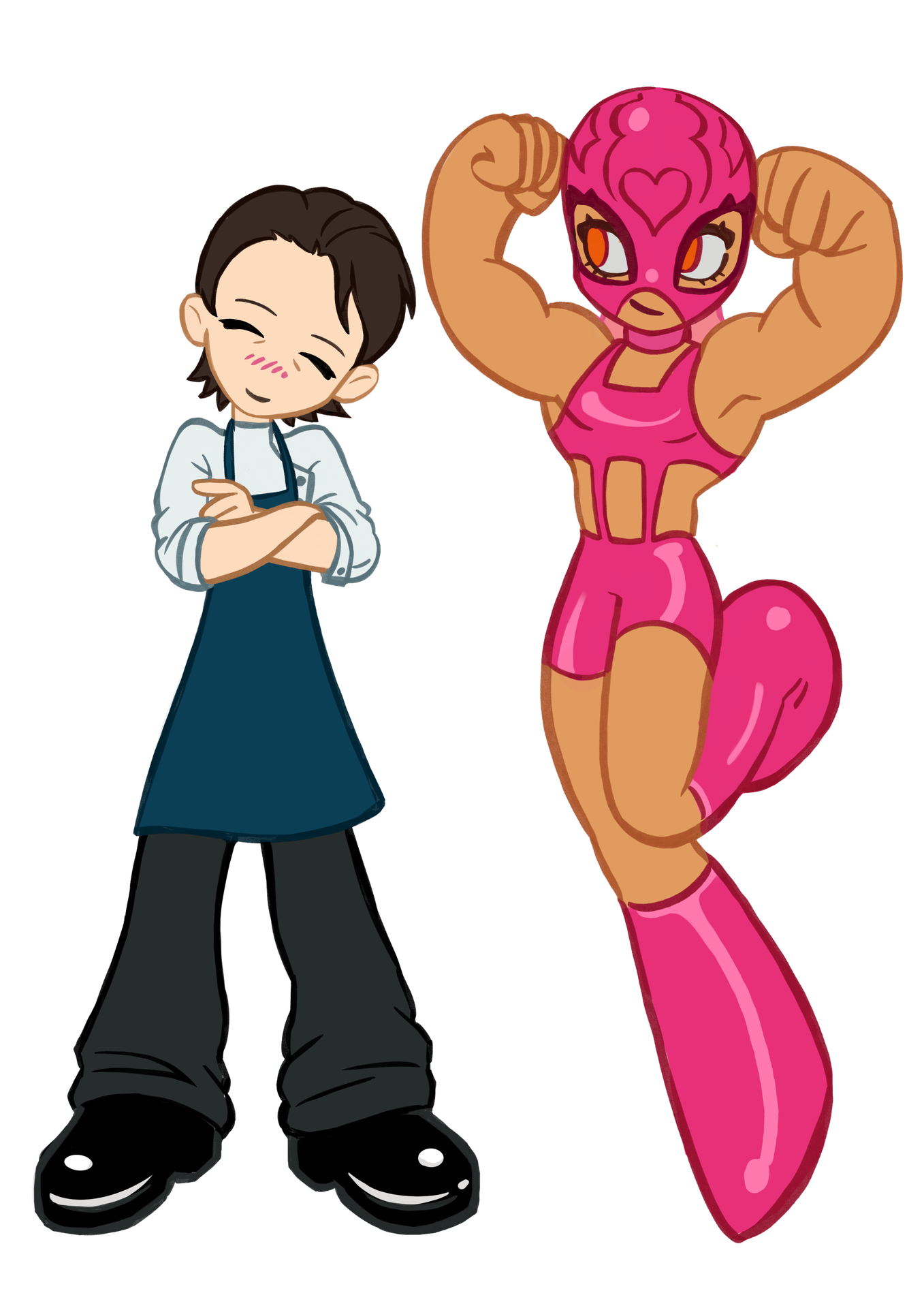 Lesbi honest, we need money! character artwork
